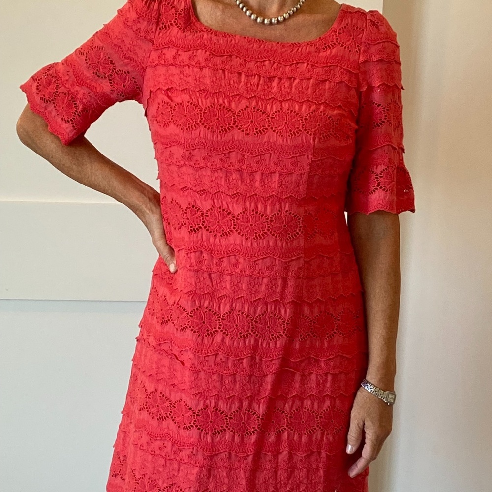 red dress